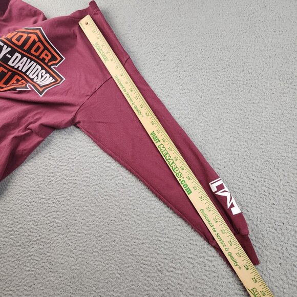 Harley Davidson Shirt Large Texas Independence College Station Long Sleeve Logo - Picture 8 of 11